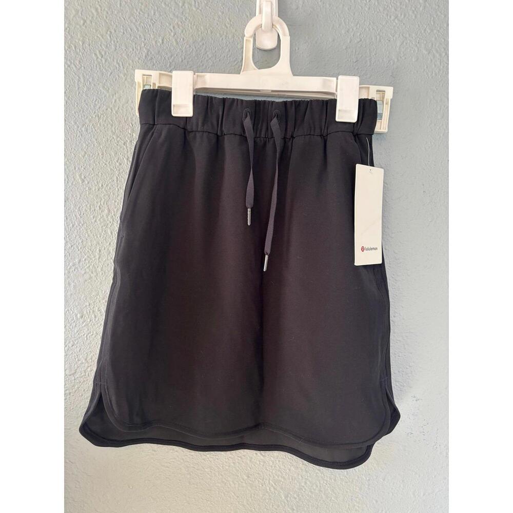 lululemon athletica Black Athletic Skirt with Drawstring
